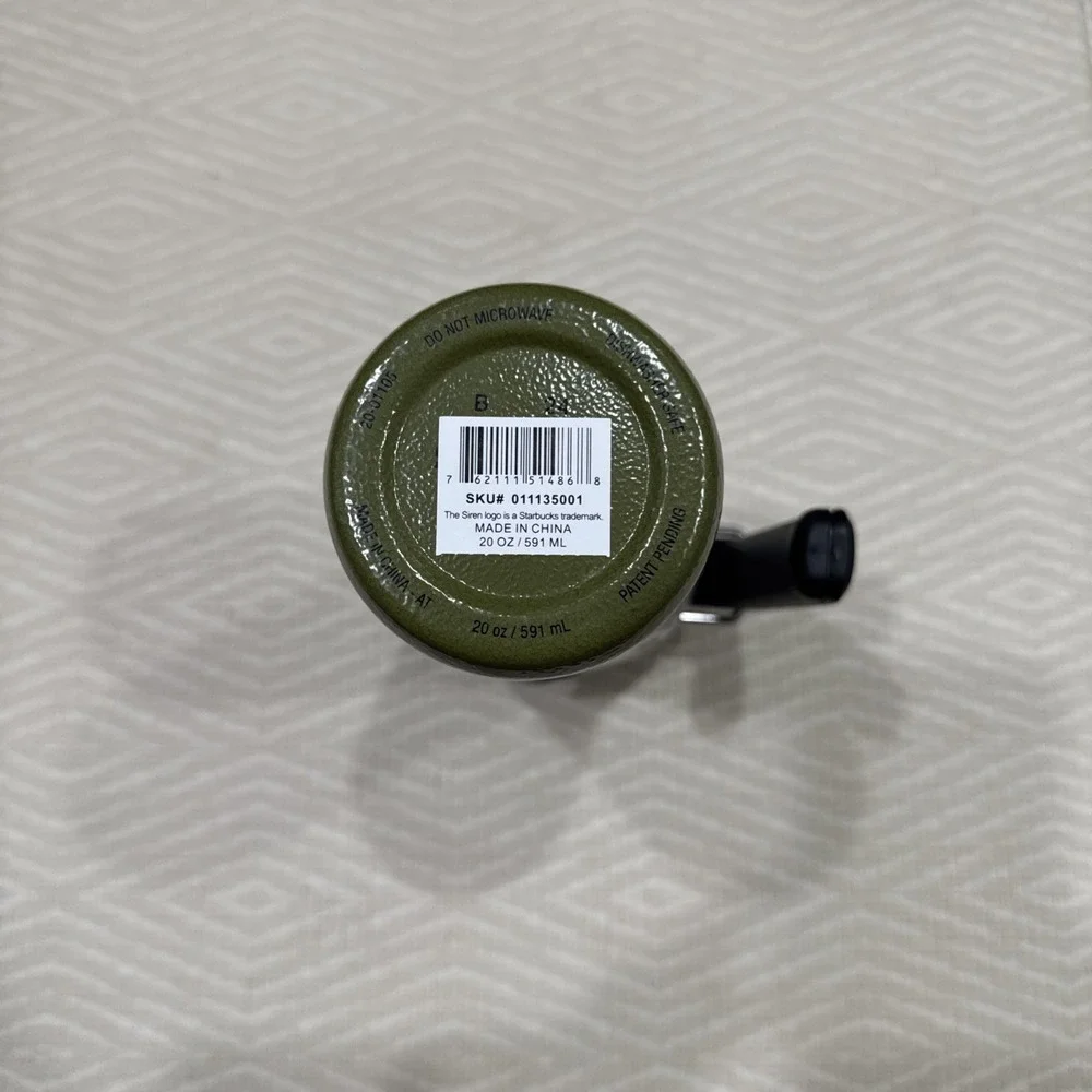 Starbucks + Stanley 2025 Military Commitment Double Walled Tumbler Green 20 Oz